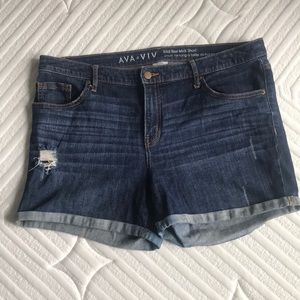 Jean shorts by Ava & Viv from Target.  Never worn.